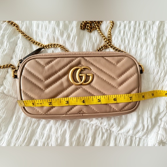 Gucci Handbags - Authentic GUCCI GG Marmont Bag - crossbody on chain